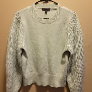 Ann Taylor Soft Gray Knit Sweater